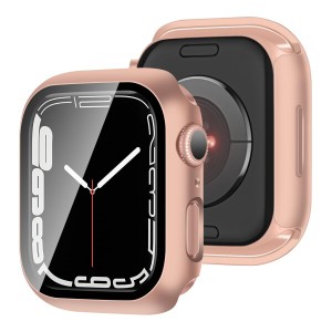 FAZHAN 対応 Apple Watch Series 9/8/7 45mm ケース アップルウォッチ9/8/7 45mm ケース 対応 アップルウォッチ カバー ガラスフィルム 