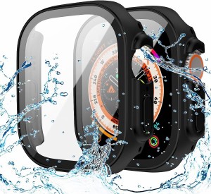 AMAPC for Apple Watch 防水ケース 40mm 41mm 44mm 45mm 対応 と互換性があり 数秒で Ultra シリーズの外観に変換できます IP68完全防水 