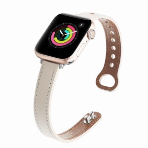 Sitengle Apple Watch バンド レディース レザー アップルウォッチ ベルト 本革 交換バンド iWacth 女性用 柔らかい 防水 全モデル対応 s