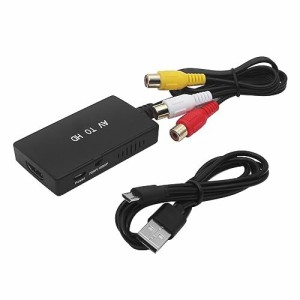 KKM-ラブショーAV to HDMI4Kコンポジット 1080/720P切り替え 3色(赤 白 黄)ビデオ/avケーブル hdmi ケーブル付き N64用 Wii PS2 Xbox VHS