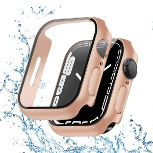 TEMEDO 対応 Apple Watch ケース 45mm アップルウォッチ カバー 防水ケース Apple Watch カバー 防水 全面保護 二重構造 アップルウォッ