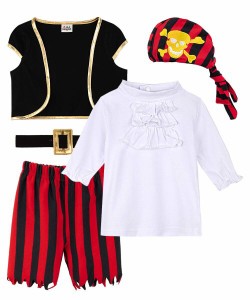 (BECOS) 男の子 海賊 コスチューム ロンパース 子供服 コスプレ 仮装 ハロウィン (90, 海賊（5点）)