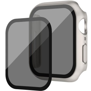 Miimall対応Apple Watch 6/SE/4/5 ケース Apple Watch 6 フィルム 覗き見防止 衝撃吸収 全面保護 落下防止 軽量 Apple Watch 44mm ガラス