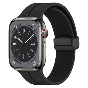 コンパチブル Apple Watch バンド 41mm 40mm 38mm 、 スポーツバンドブレスレット調節可能なソフトシリコンストラップ女性男性磁気バック