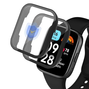 LanQii For Xiaomi Redmi Watch 3 Active ケース  カバー Xiaomi Redmi Watch 3 Active スマートウォッチ 保護ケース ガラスフィルム 高