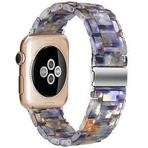 対応Apple Watch 9/8/7/1/2/3/4/5/6/SE/SE2 樹脂バンド Apple Watch 9 8 41mm 交換バンド バンド 樹脂材質 ステンレス 調節可能 アップル