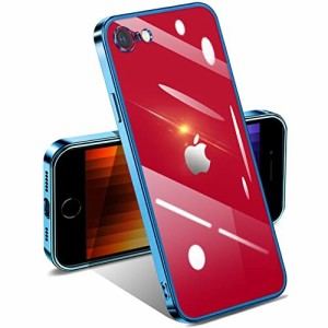 iPhone SE3/SE2 ケース クリア 第3/2世代 耐衝撃アイフォンSE3/SE2/8/7 カバー 透明 メッキ加工 ワイヤレス充電 薄型 柔らかい 軽量 TPU 