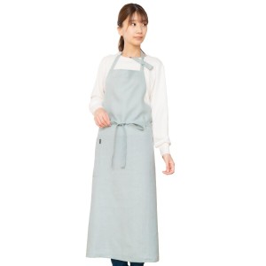 (ARASAWA) linento(リネント) エプロン (ミント) 高級 リネン 日本製 レディース メンズ おしゃれ 可愛い カフェエプロン 国内縫製 シン