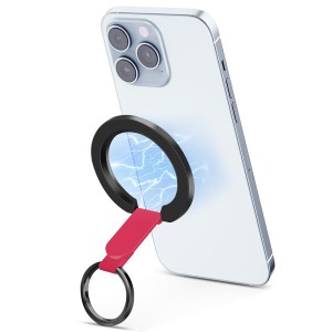 MagSafe スマホリング マグネット 360度回転 バンカーリング スマホスタンド機能 角度調整可能 超薄型 卓上 携帯リング iPhoneリング 片