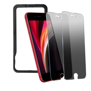 2枚入り】 ガラスフィルム iPhone SE第3世代 / SE第2世代 iPhone 8/7用 4.7インチ対応 液晶保護フィルム 気泡ゼロ 指紋防止 貼り付け簡単