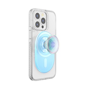 PopSockets Japan - ポップソケッツ ジャパン PopGrio MagSafe Opal Blue オパール ブルー MagSafe ポップグリップ スマホグリップ&スタ