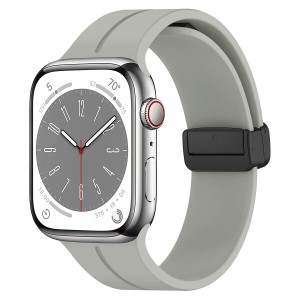 コンパチブル Apple Watch バンド 41mm 40mm 38mm 、 スポーツバンドブレスレット調節可能なソフトシリコンストラップ女性男性磁気バック