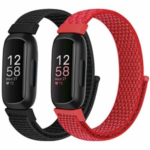 (Bcuckood) 腕時計バンド Fitbit Inspire 3/Inspire 2/Inspire HR/Inspire/Fitbit Ace 3/Ace 2 レディース メンズ キッズバンド ナイロン