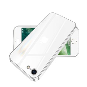 iPhoneSE2 iPhoneSE3 iPhone7 iPhone8 ケース クリア バンパー カバー アイフォンSE3 透明 スマホケース TPU 薄型 全面保護 耐衝撃 軽量 