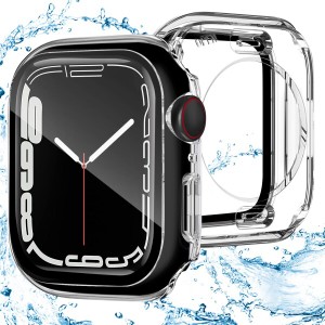 DYAOLE 対応 Apple Watch Series 9/8/7 ケース 41mm アップルウォッチ9/8/7 ケース 41mm 360度完全防水 対応 アップルウォッチ カバー ガ