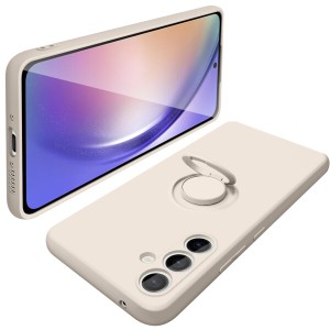 Galaxy A54 ケース リング付 SC-53D SCG21 リング カバー スマホケース マット感 液体シリコン 耐衝撃 レンズ保護 ソフト スタンド機能付