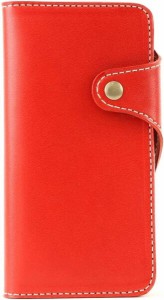 (Native Creation) iPhone14 ケース 9色 スマホケース 手帳型 本革 栃木レザー 日本製 (iPhone14, RED)