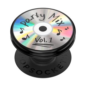 PopSockets Japan - ポップソケッツ ジャパン PopGrip Party Mix レトロCD スピナー ポップグリップ スマホグリップ&スタンド