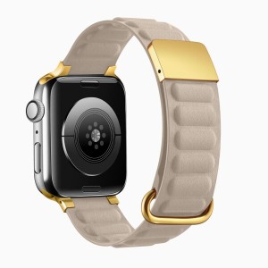 コンパチブル アップルウォッチ バンド 革レザー Apple Watch バンド マグネット 磁吸引式ループ 男女兼用 調整工具不要Apple Watch Seri