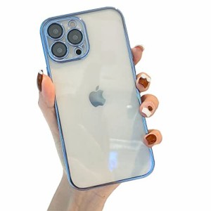 iPhone14 ケース クリア カメラレンズ保護 一体型 ソフトケース iPhone14 ケース キラキラ シンプル 光沢 透明 クリアケース アイフォン 