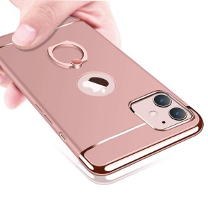 iPhone 11 ケース リング付き 衝撃吸収 3パーツ式 PC 携帯カバー 軽量 薄型 iPhone 11 カバー スタンド機能 360回転 スマホケース 耐衝撃