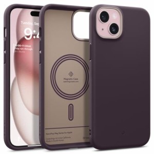 Caseology iPhone15 用 ケース MagSafe対応 米軍MIL規格 耐衝撃 グリップ 滑り止め 落下防止 TPU iPhone 15 用 カバー−ナノポップ・マグ