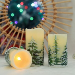 Move Your Life ツリーLEDキャンドル（tree LED candle）キャンドルライト 電池式 無香料 間接照明 おしゃれ 火を使わない インテリアラ