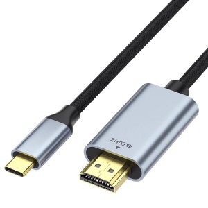 USB Type C to HDMI変換ケーブル 2MタイプC HDMI 接続ケーブル Type C HDMI変換アダプター 設定不要 MacBook Air、MacBook Pro、iPad Pro