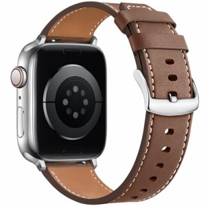 (Sunhel) コンパチブル アップルウォッチ バンド 革 Apple Watch バンド レザー レディース メンズ ビジネス 通勤用 対応 Apple Watch Se