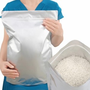 米保存袋 米袋 10kg お米 保存容器 アルミ袋 特大 ジッパー付き 袋 (冷蔵庫保存) チャック付き 遮光袋 (米袋 10kg 用-5枚(35x50cm))