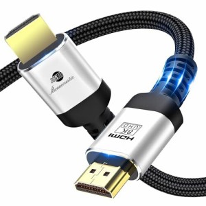 JIB HDMI ケーブル 3M hdmi 2.1 ケーブル 48Gbps超高速 8K@60Hz/4K@120Hz/2K@144Hz eARC HDR HDCP イーサネット対応 PlaySation/Switch/X