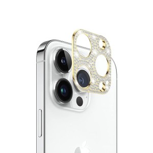 iPhone 15 Pro 用/iPhone 15 Pro Max 用 カメラ保護フィルム  ゴールド カメラカバー カメラレンズ保護カバー iPhone 15 Pro 対応/iPhone