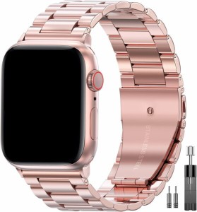 AMAPC for Apple Watch バンド Apple Watch 42mm 44mm 45mm 49mm バンド ステンレス製 アップルウォッチ バンド 交換ベルト Apple Watch 