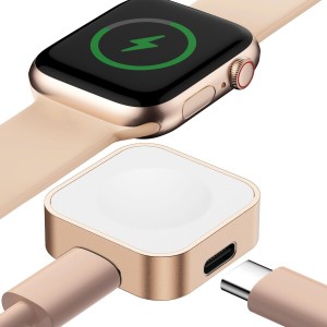 コンパチブル Apple Watch磁気充電器アダプタで、USB-C型またはiPhone電源ケーブルを繰り返し使用でき、コンパチブル iWatch Ultra のポ