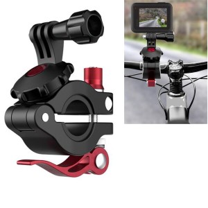 GoPro Hero 12 11 10 9 8 7/INSTA360 X4/ONE X3/ONE X2/DJI ACTION 3対応 アダプターブラケット/自転車取り付けクリップ カメラアクセサ