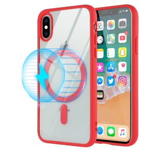 Lipvina iPhoneXS Maxケース Magsafe 対応 iPhoneXS Maxケース スマホケース iphone XS Max 米軍MIL規格 マグセーフ クリア 耐衝撃 透明 