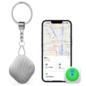 紛失防止タグGPS 追跡タグ スマートトラッカー 忘れ物防止 探し物発見器 探し物/スマホが見つかる 紛失防止トラッカー 軽量 キーファイン