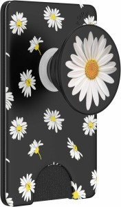 PopSockets Japan - ポップソケッツ ジャパン PopWallet+ White Daisy デイジー ポップウォレット+スマホグリップ&ウォレット スタンド付