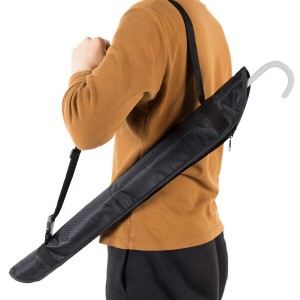 Arc Radle 傘袋 長傘用 傘カバー (73*20 cm) 車内持ち入れ可 肩掛け長傘バッグ (肩ベルト調整可能) 耐久性のある傘収納袋 速乾傘ケース 