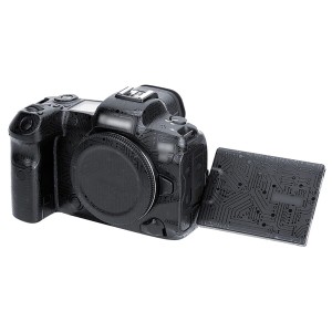 カメラ 保護レザーフィルム カメラ本体 保護フィルム キヤノン Canon EOS R6 EOSR6 カメラ 用 3M材料 サーキットボードブラック