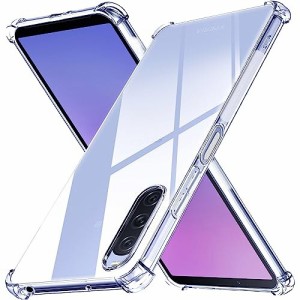 Xperia 10 V ケース クリア 耐衝撃 SO-52D SOG11 カバー 透明 ソフト TPU 衝撃吸収 ポケット内蔵 Xperia 10V 滑り止め 軽 ベーシック シ