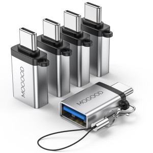 MOGOOD USB CからUSBアダプタ、USB CアダプタからUSB、USB CオスからUSB 3.0メスアダプタ変換器はノートパソコン、携帯電話、充電器、ゲ