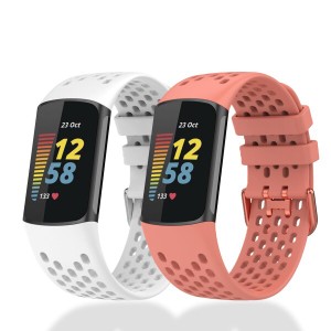 (Etsbaocy) 交換用バンド Fitbit Charge 6 / Fitbit Charge 5 対応 交換ベルト 高質量 シリコン ストラップ 柔らかい 防水 耐汗性 耐久性