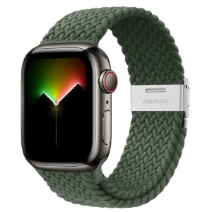 ソロループ コンパチブル Apple Watch バンド 41mm 40mm 38mm、編み込み ナイロン ゴム ストラップ スポーツループ リストバンド女性 男