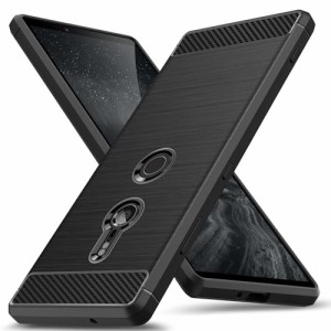 Xperia XZ3 ケース SO-01L SOV39 ケース 耐衝撃 TPU 薄型 炭素繊維スマホケース スリム ソフト シリコン 耐久 カメラ保護 ソニー エクス