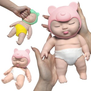 アグリーベイビーズ 25CM 赤ちゃん スクイーズ スクイーズ人形おもちゃ スクイーズ玩具低反発 耐久性 伸縮性 触感いい ストレス解消 減圧