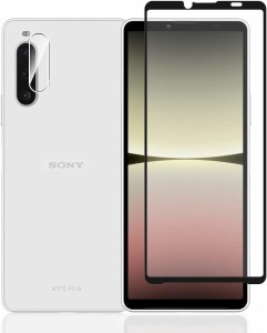 Xperia 10 V 用 アンチグレア ガラスフィルム1枚+カメラフィルム1枚 エクスペリア SO-52D/SOG11 フィルム 旭硝子製全面保護 指紋防止 硬