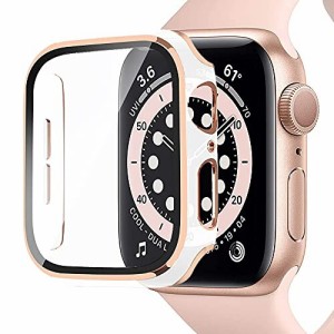 Miimall 一体感ケースApple Watch8 41mm/7 41mm 専用 アップルウォッチ シリーズ 8 2022 ケースアップルウォッチ 41mm保護ケース キズ防