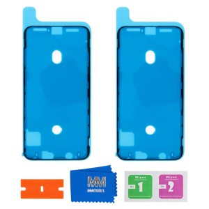 MMOBIEL 液晶ディスプレイ防水テープ2枚 に対応 iPhone Xs Max - 6.5 inch - 液晶ディスプレイ用フレーム ツールキット付き