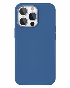 iPhone13Pro シリコンケース おしゃれ 全面保護 耐衝撃 ワイヤレス充電対応 (iPhone13Pro, スカイブルー)